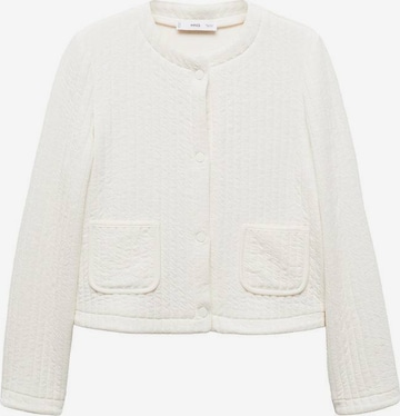 MANGO Between-Season Jacket in White: front