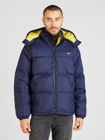 LEVI'S ® Winter jacket 'Hooded Fillmore Short Jacket' in Blue: front