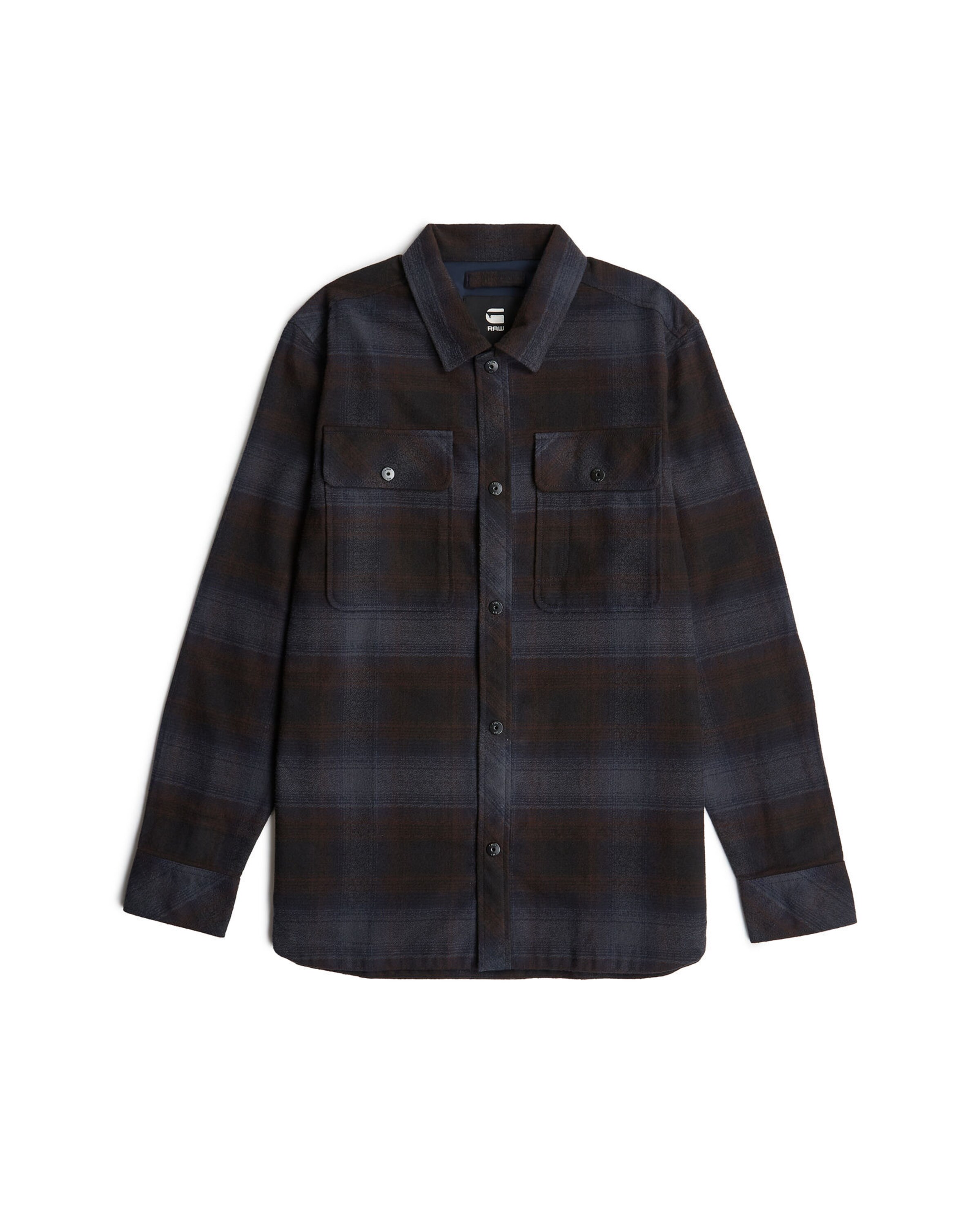 G-STAR Button Up Shirt in Black: front