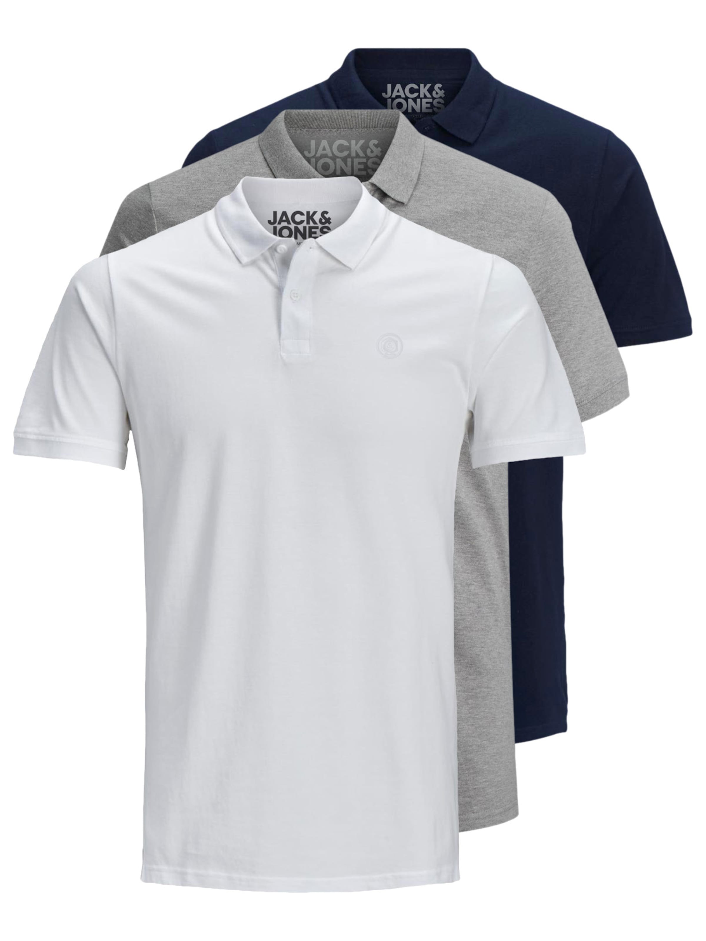 JACK & JONES Poloshirt 'JJBasic' in Blau: Vorderseite