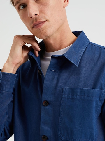 WE Fashion - Ajuste regular Camisa en azul