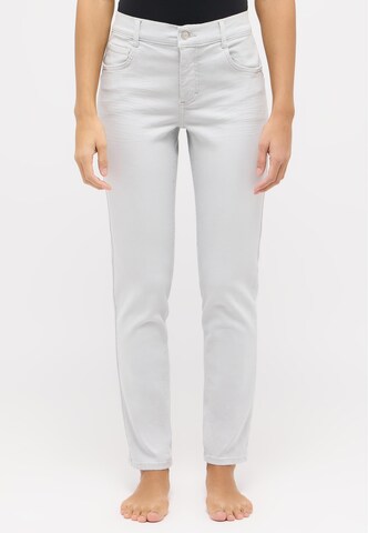 Angels Skinny Jeans in White: front