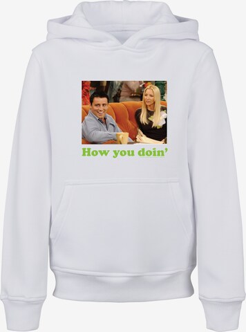 F4NT4STIC Sweatshirt 'Friends TV Serie How You Doin' in Weiß: predná strana