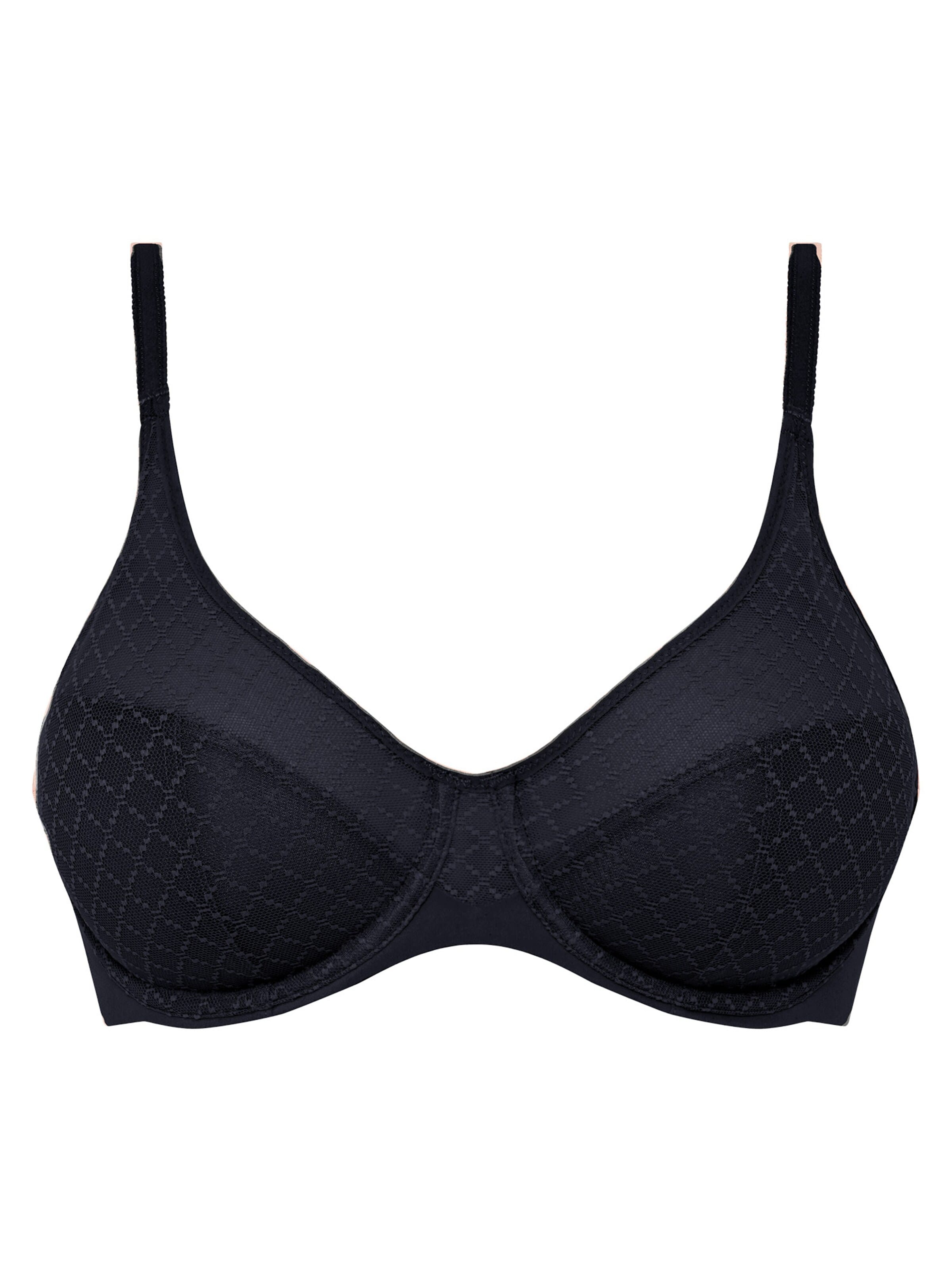 Chantelle Minimiser Bra 'Norah Chic' in Black: front