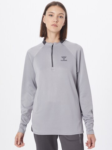 Hummel Athletic Sweatshirt in Grey: front