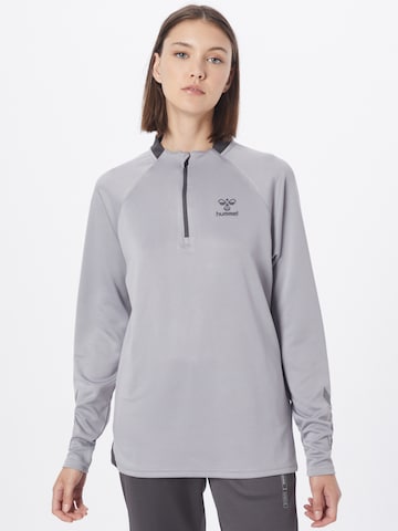 Hummel Sports sweatshirt in Grey: front
