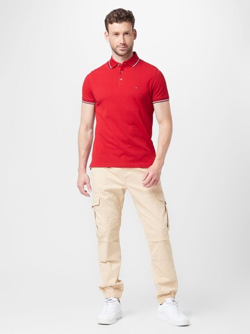 TOMMY HILFIGER Poloshirt in Rot