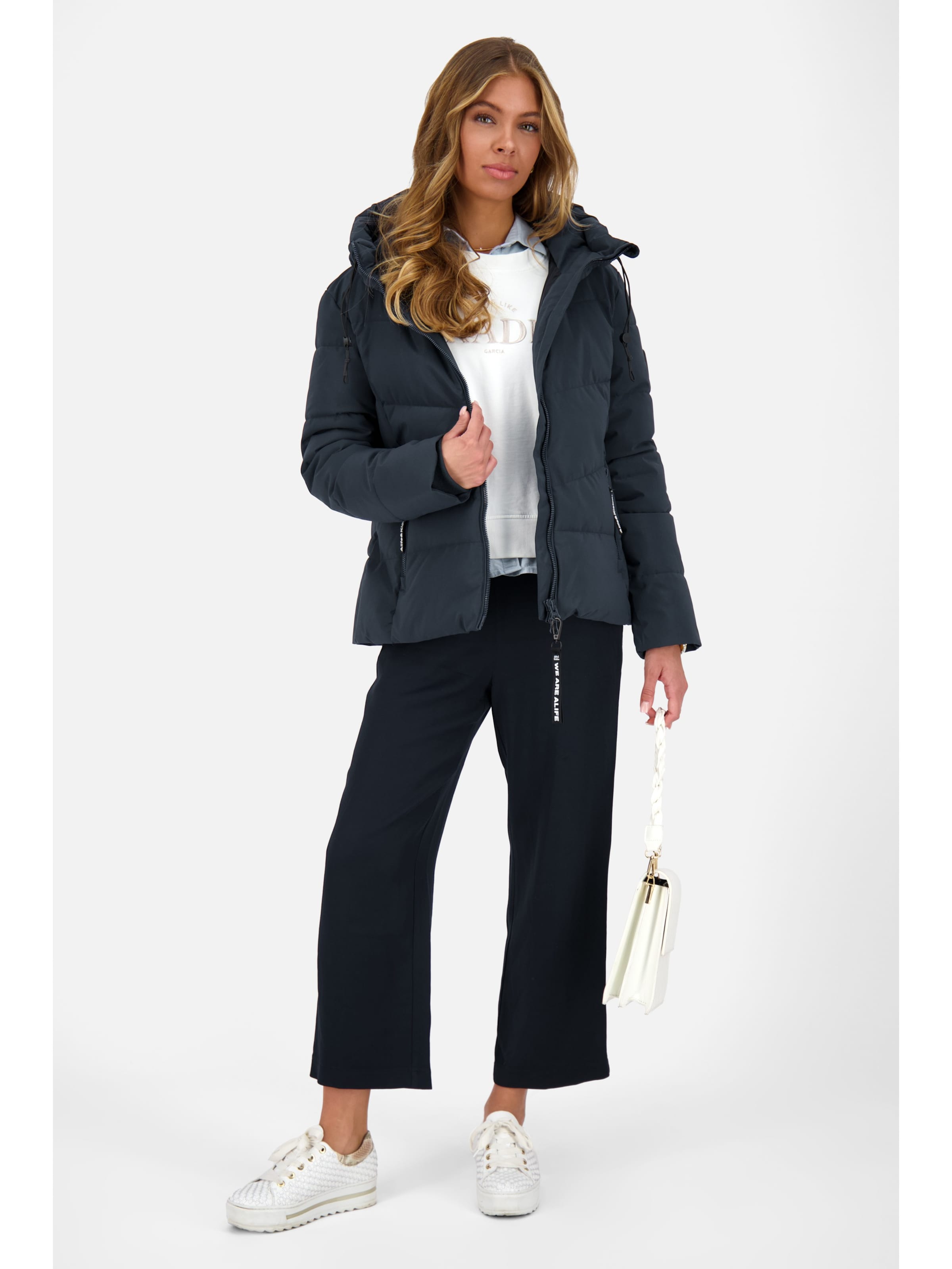 alife & kickin Winterjas 'Michaela' in Blauw