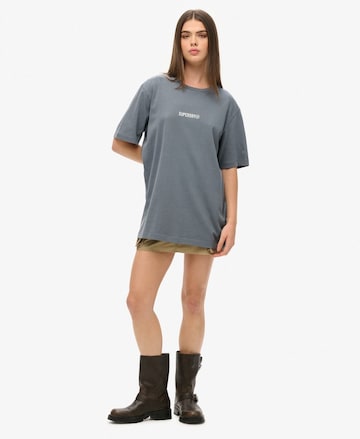 Superdry Oversized Shirt in Blue