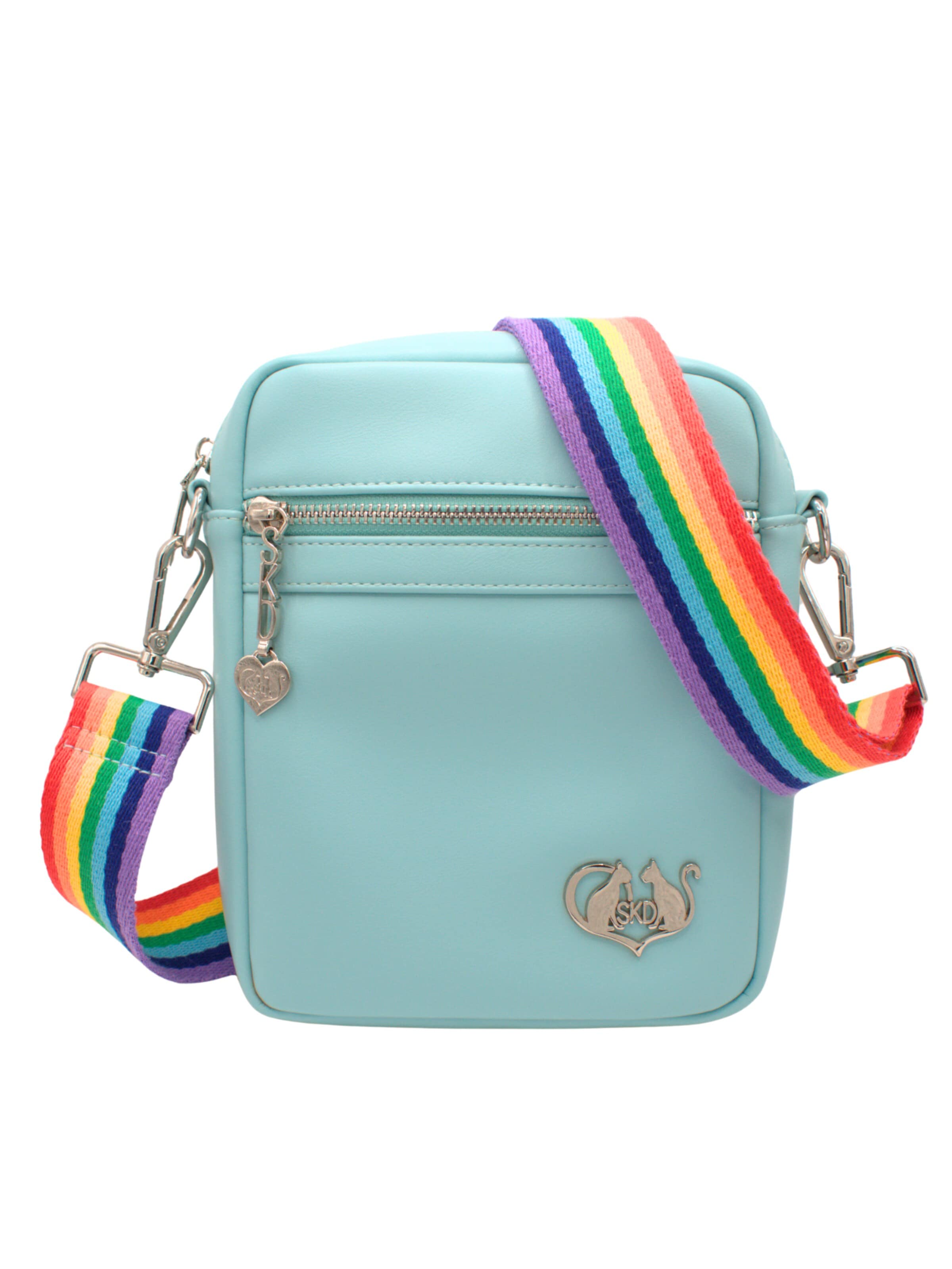SKD Fashion Revolution Olkalaukku 'SKD Carrying Pride Forward' värissä sininen: etupuoli