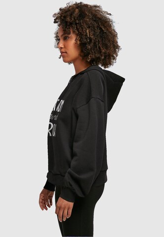 Merchcode Sweatshirt 'Spring - Bloom And Grow' in Black