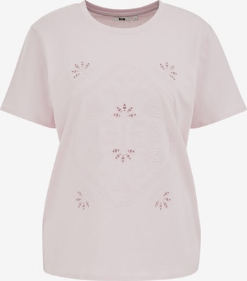 WE Fashion Paita värissä vaaleanpunainen: etupuoli