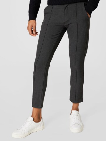 !Solid Regular Pants in Grey: front