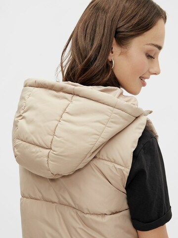 Gilet 'Bee' PIECES en beige