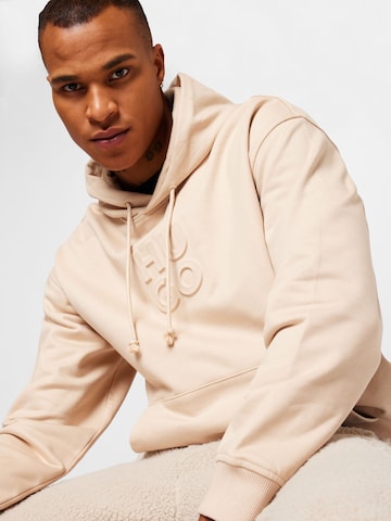 HUGO Sweatshirt 'Dokras' in Beige