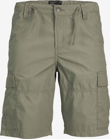 Regular Pantalon cargo JACK & JONES en vert : devant