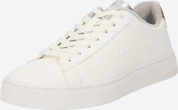 BOSS Låg sneaker 'Rhys' i beige: framsida