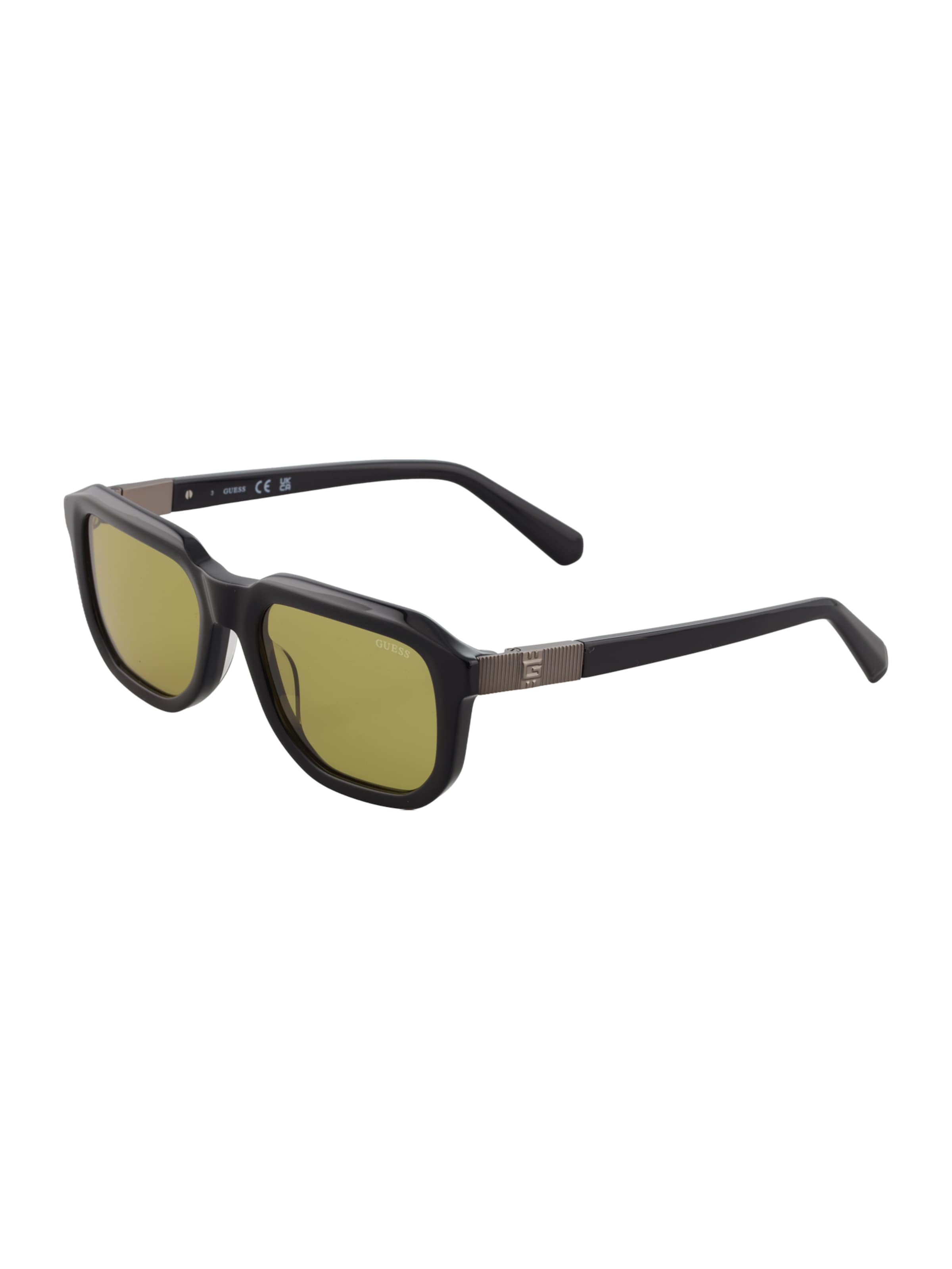 Lunettes de soleil GUESS en noir : devant