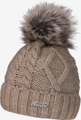 Neverless Beanie 'Julie' in Beige: front