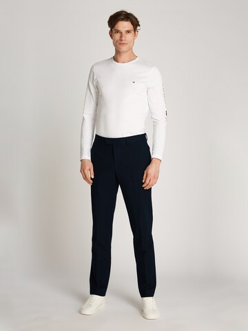 TOMMY HILFIGER Slimfit Ráncos nadrág 'DENTON' - kék