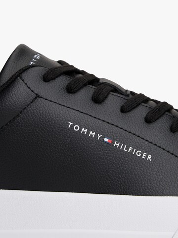 TOMMY HILFIGER Низкие кроссовки 'COURT CORE' в Черный