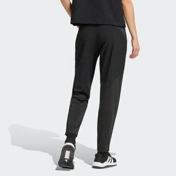 ADIDAS PERFORMANCE Tapered Workout Pants 'Tech Intensity' in Black