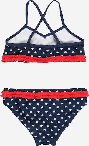 Bustier Bikini 'Schwäne' PLAYSHOES en bleu