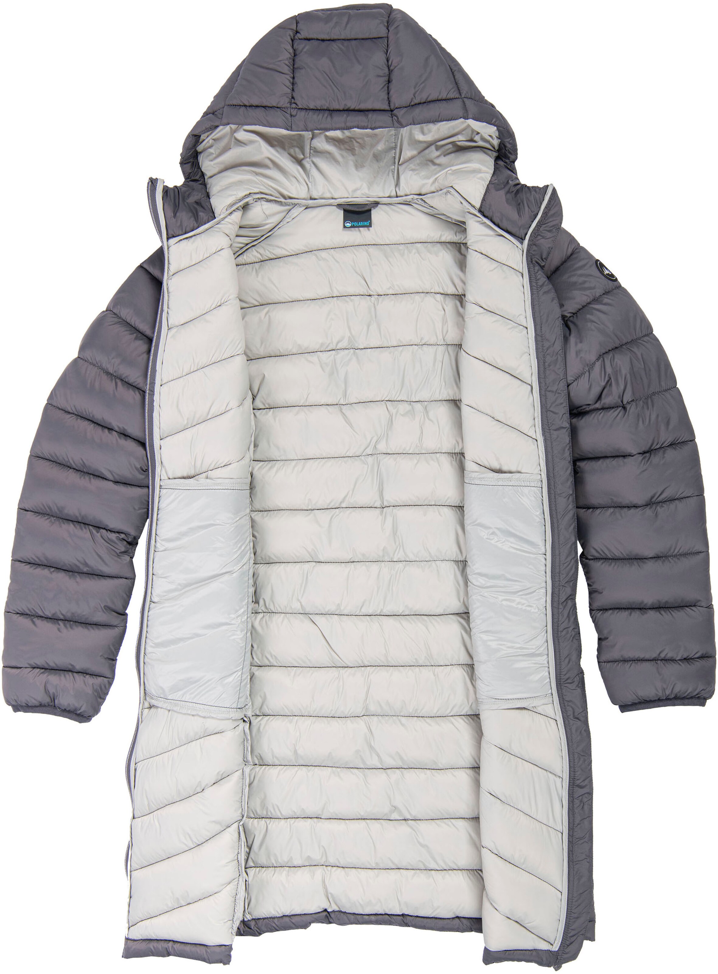 POLARINO Mantel in Schwarz