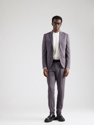 Lindbergh Slimfit Puku värissä harmaa