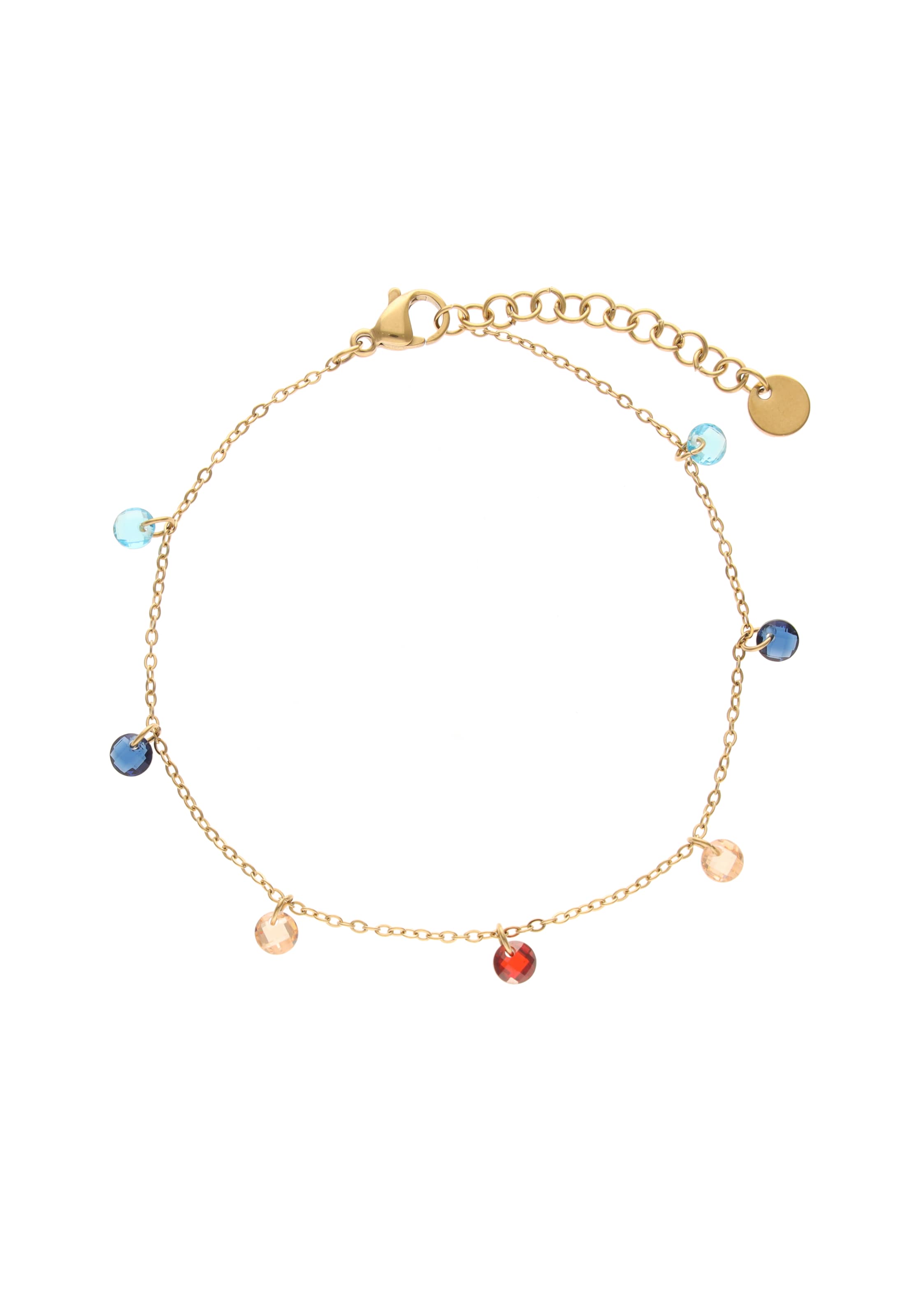 IZIA Bracelet en or / mélange de couleurs, Vue avec produit