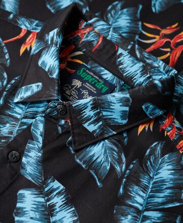 melns Superdry Komforta piegriezums Krekls