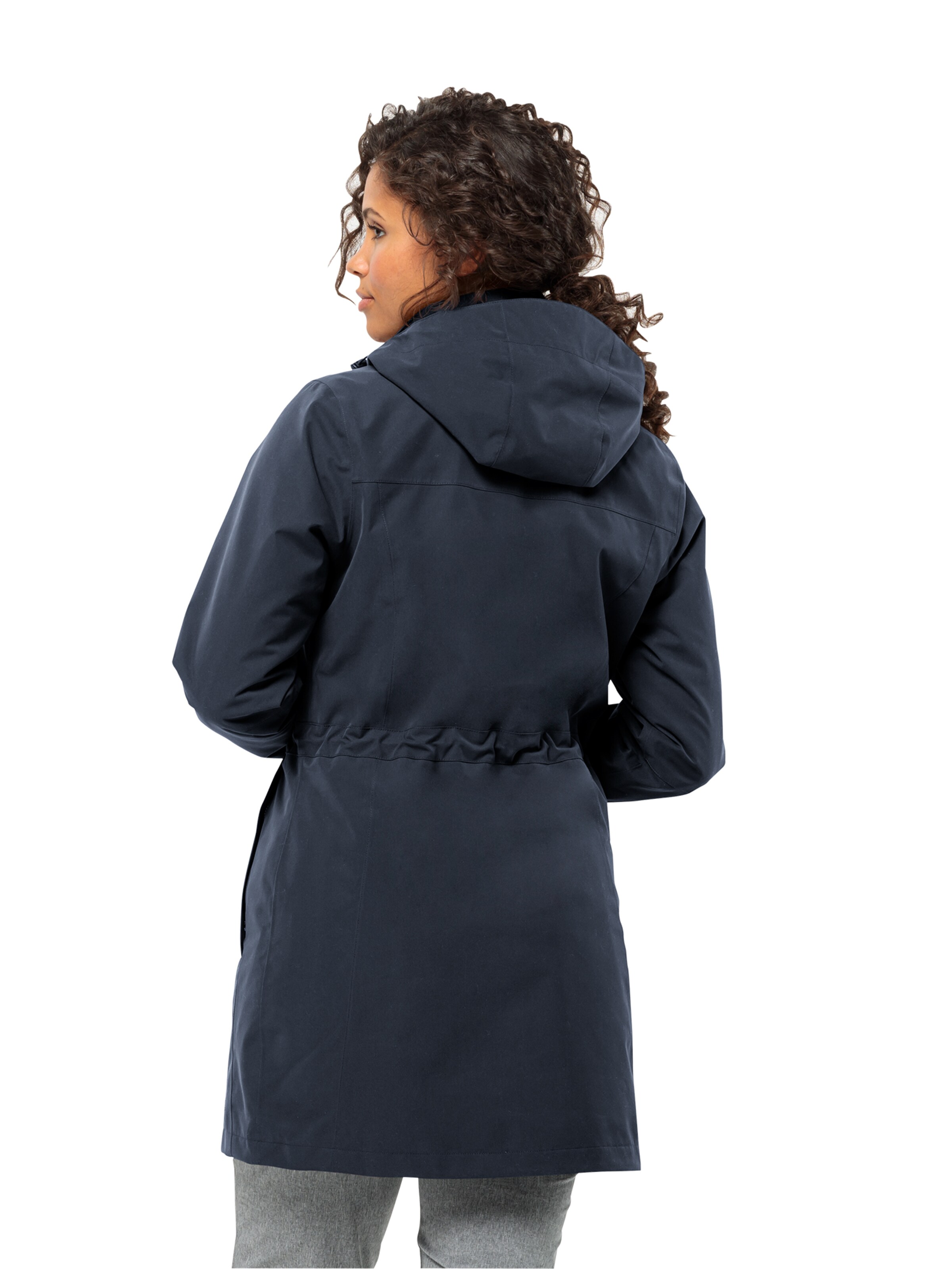 JACK WOLFSKIN Outdoormantel 'Ottawa' in Blauw