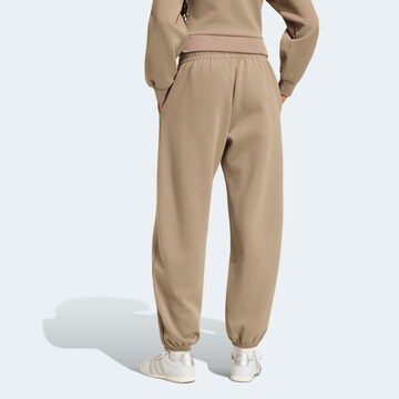 ADIDAS SPORTSWEAR Loose fit Workout Pants in Beige