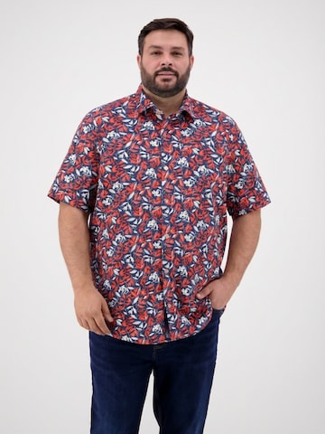 LERROS Comfort fit Button Up Shirt in Red: front