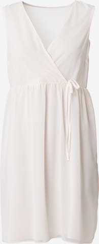 NAF NAF - Vestido de gala 'LAURA' en beige: frente