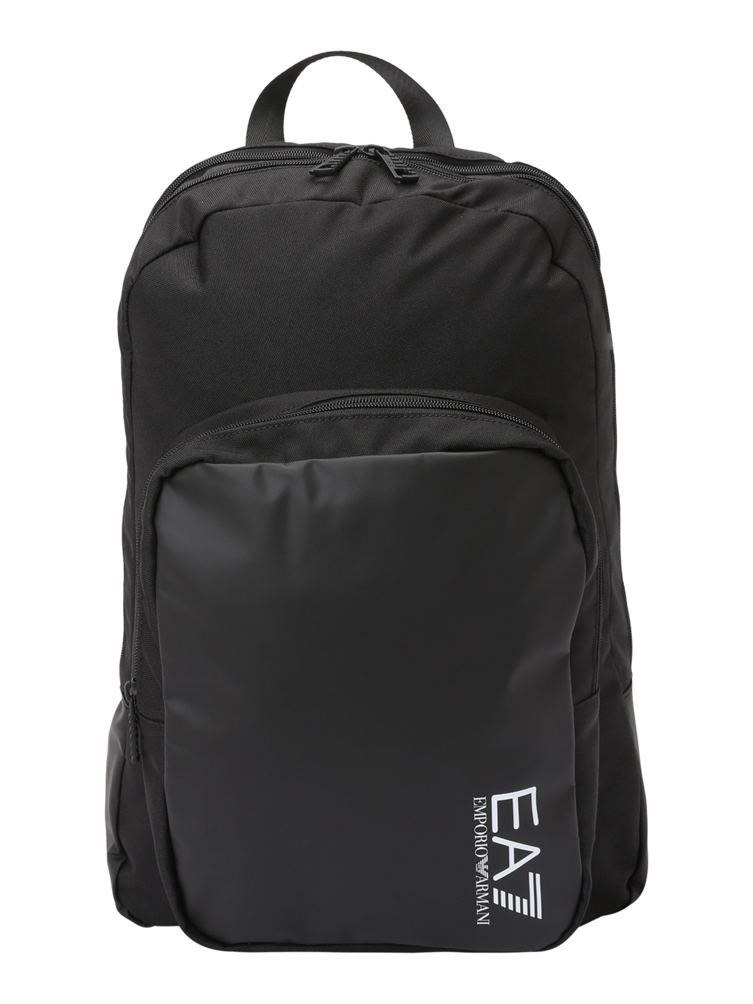 Zaino di EA7 Emporio Armani in nero: frontale