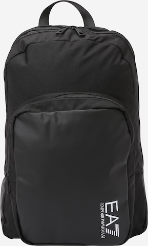 EA7 Emporio Armani - Mochila en negro: frente