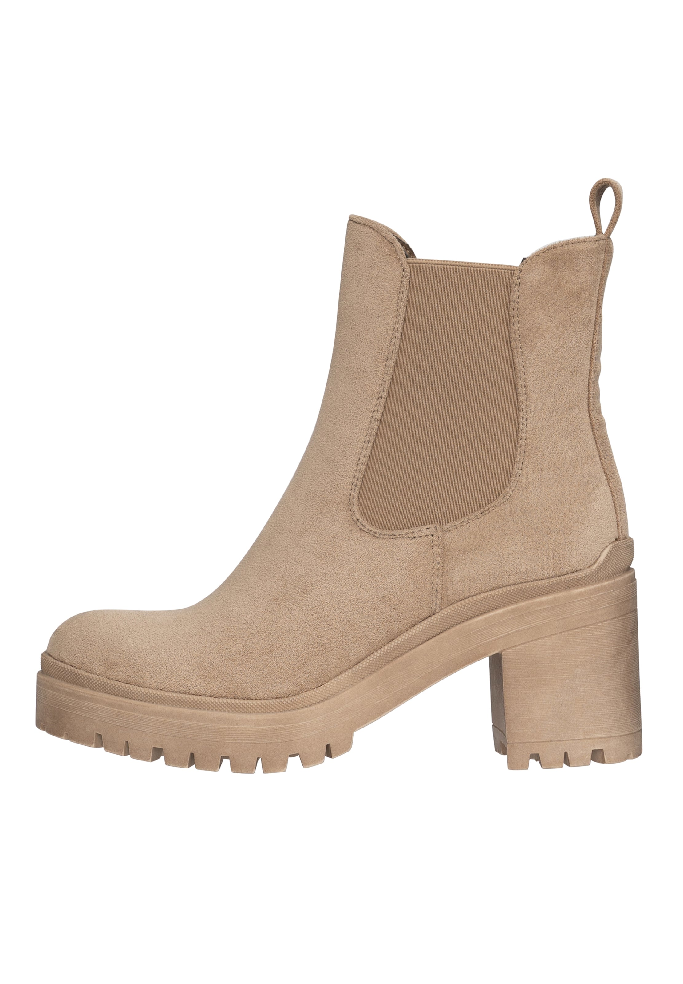 Boots chelsea di Elara in beige