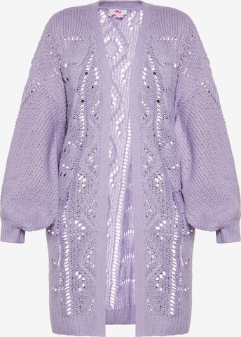 Cardigan MYMO en violet : devant