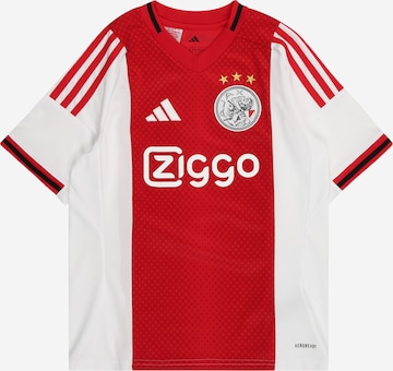 balta ADIDAS PERFORMANCE Sportiniai marškinėliai 'Ajax 25/26': priekis