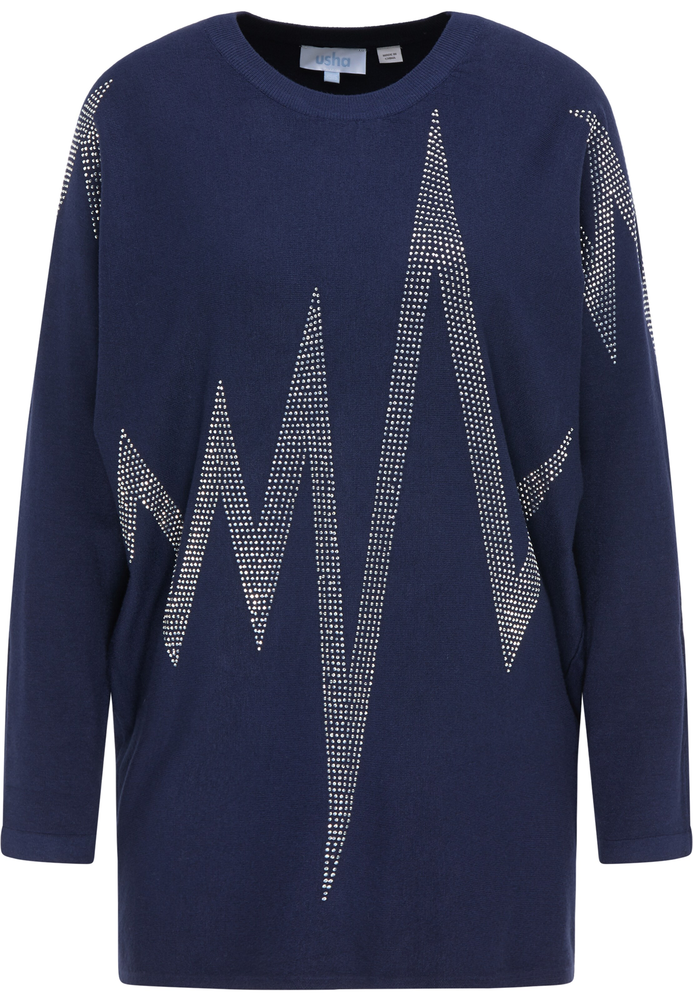 usha BLUE LABEL Pullover in Blau: Vorderseite