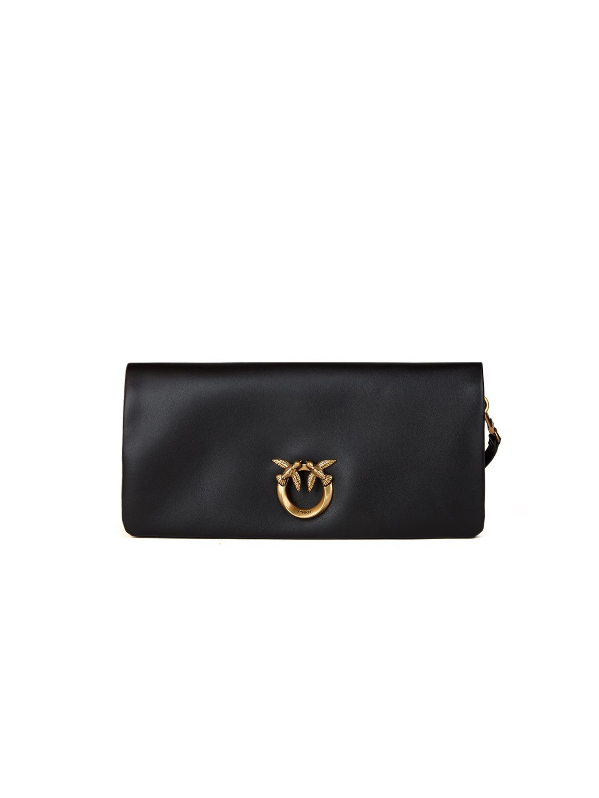 PINKO Shoulder Bag in Black: front