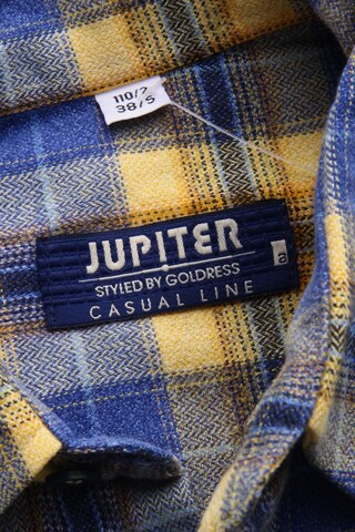 JUPITER Button Up Shirt in M in Blue