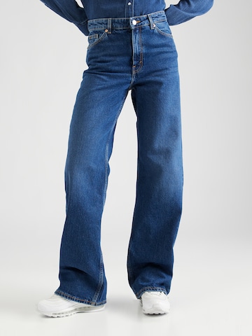 Monki Wide leg Jeans i blå: framsida