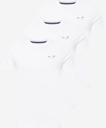 T-Shirt HOLLISTER en blanc : devant