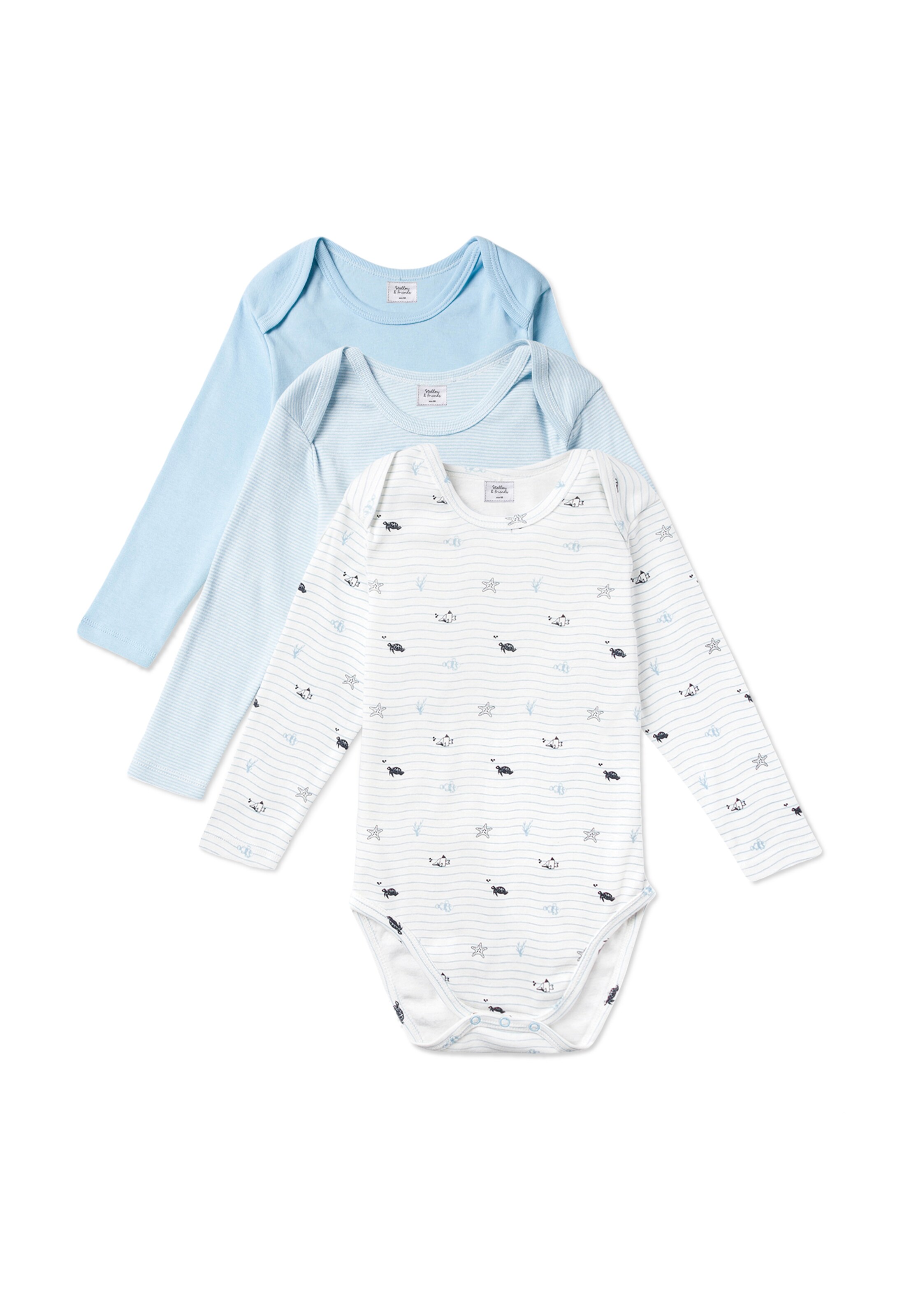 Barboteuse / body Stellou & Friends en blanc : devant