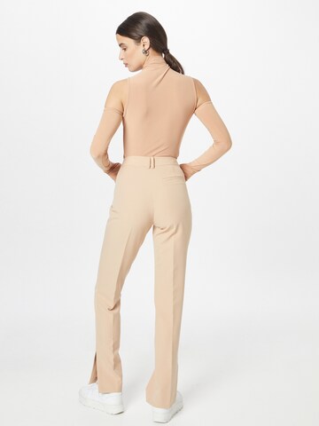 River Island Regular Trousers with creases in Beige