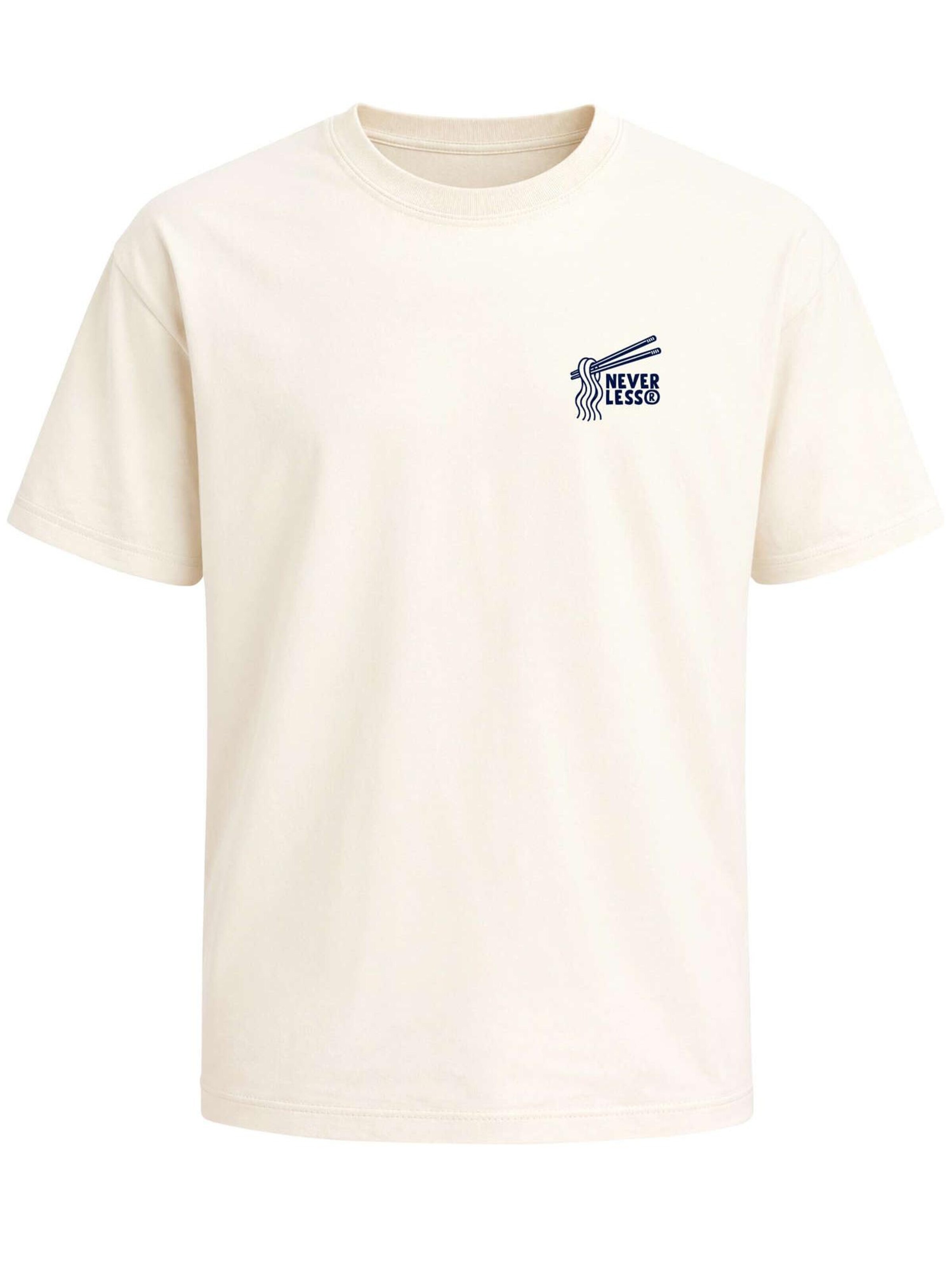 Neverless Shirt 'Asia Ramen' in Beige: front