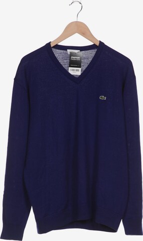 LACOSTE Sweater & Cardigan in XXL in Blue: front