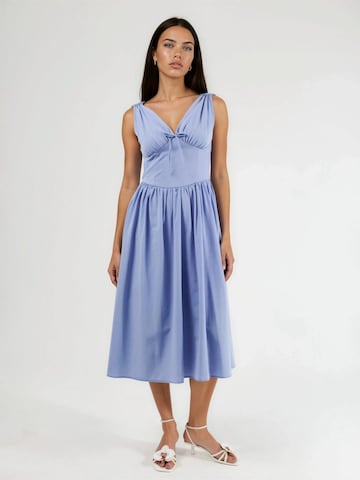 Robe Busem en bleu : devant